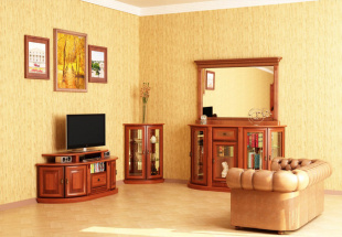 Столик для гостиной ЮТА Милан-10 цвет орех (750х440х440)